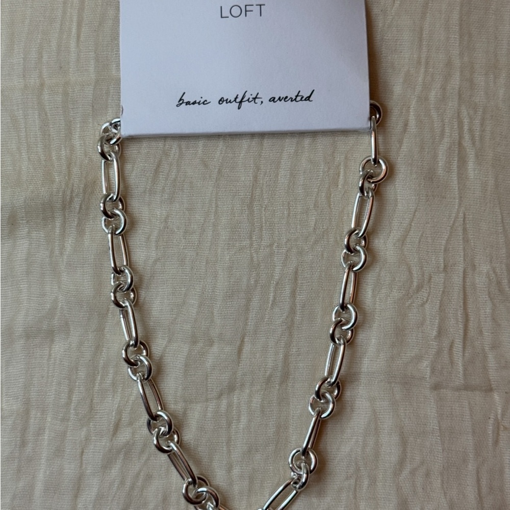 LOFT Silver Link Necklace